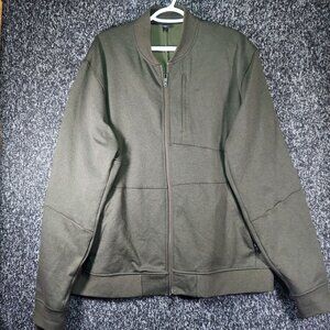 Lululemon men City Commuter Bomber Jacket olive green 2XL